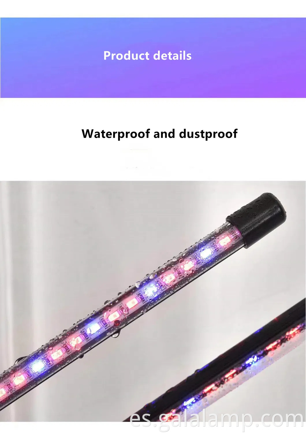 Luz de cultivo LED de espectro completo avanzado con temporizador y atenuación